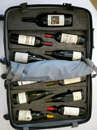 ワイン専用スーツケース―海外で買ったワインを破損させずに持ち帰る